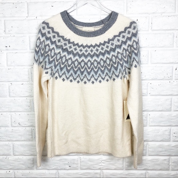 DREAMERS. fair isle soft sweater | crewneck - Picture 1 of 8